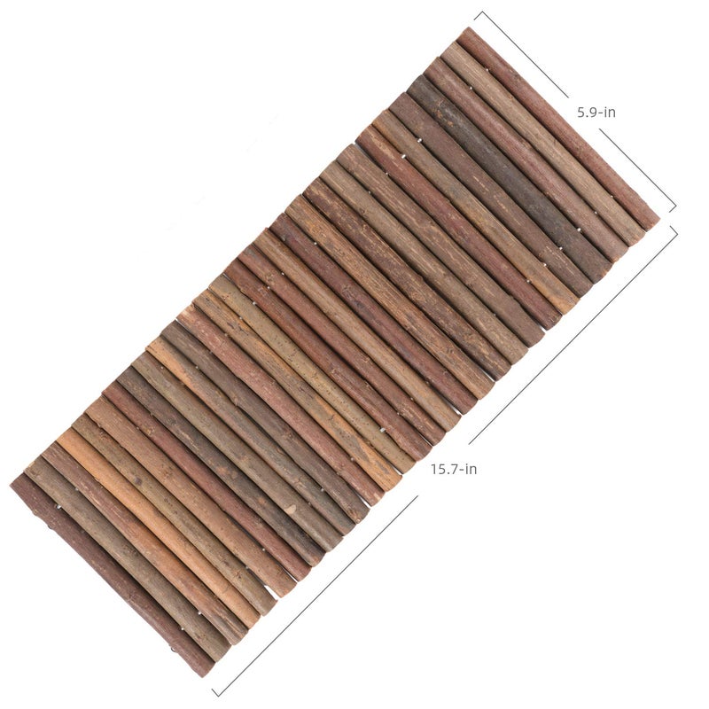 Niteangel Wooden Ladder Bridge, Hamster Mouse Rat Rodents Toy, Small Animal Chew Toy (15.7" x 5.9") - Image 4